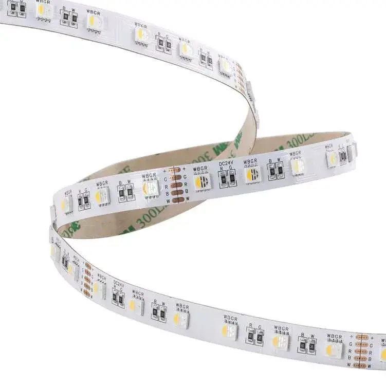 StrongLumio LED szalag, 14,4W/m 24V (60 LED/m) 12mm, RGBW, meleg fehér, IP20 Biztonságos fizetés