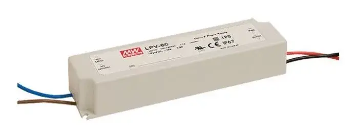 Tápegység MEAN WELL LPV-60-24, 24V, 60W, IP67 Árcsökkenés