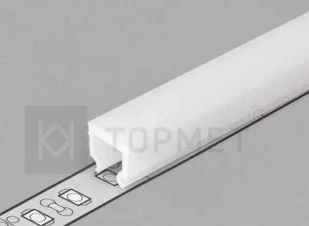 StrongLumio takaróprofil HI8 LED profilhoz rápattintós tejfehér 4,1m Árengedmény