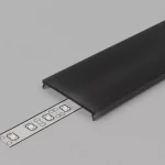 TM-burkolati szalag LED profilokhoz 14 fekete 2000mm Expressz szállítás