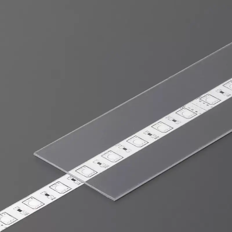 Outlet StrongLumio takaróprofil Flat LED profilhoz befűzős átlátszó 2m