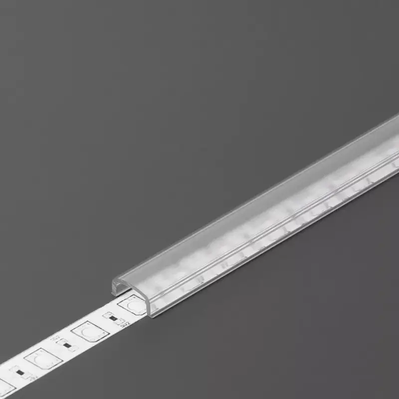 StrongLumio takaróprofil Pen8 LED profilhoz rápattintós átlátszó 2m Csak ma