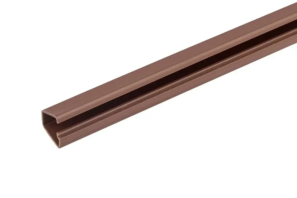 StrongLumio kábelcsatorna 12x7mm öntapadó sötét fa imitáció 1m Akciós ár