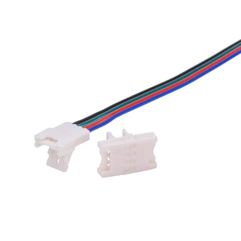 StrongLumio gyorscsatlakozó, 10mm színes RGB LED szalag - 4 eres kábel Azonnal elérhető