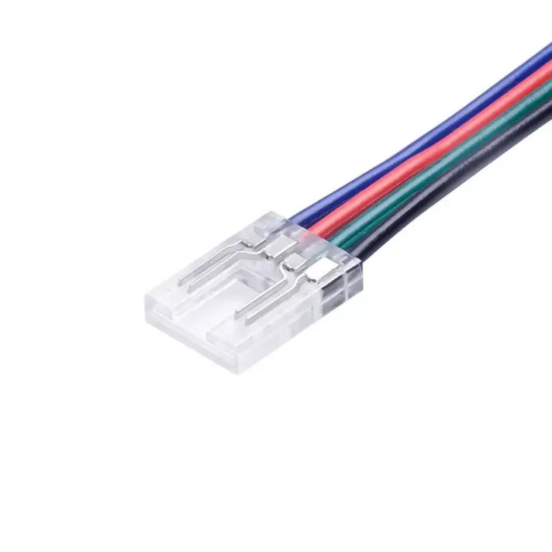 StrongLumio RGB COB 10mm LED szalag gyorscsatlakozó - kábel 4-vonalas 150mm Kiárusítás