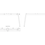 Prémium MILADESIGN lábazat Mobilar M6314E–S fekete