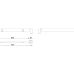Prémium MILADESIGN lábazat alacsony Mobilar M6308-K fekete