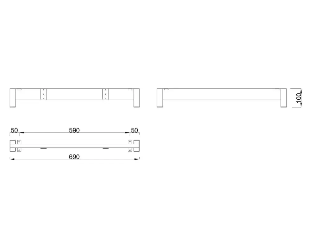 Legnépszerűbb MILADESIGN lábazat alacsony Mobilar M6307-K fehér