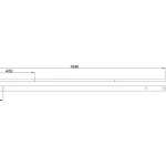 Kiárusítás MILADESIGN csatorna Linear LN1604 ezüst