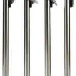 HETTICH 46693 Jengo asztalláb 710/50 fekete Végkiárusítás