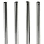 Vásárlói kedvenc HETTICH 70144 Efua láb 710/80 mm szett nemesacél imitáció