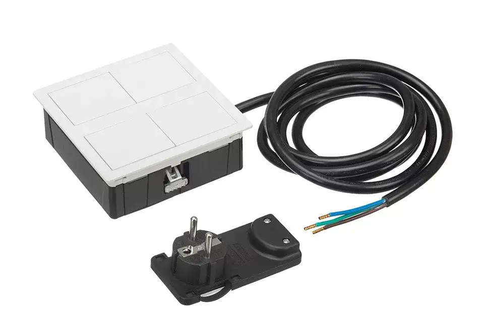 VersaHit Dual 2x230V (Schuko), fehér RAL9010 Csak ma