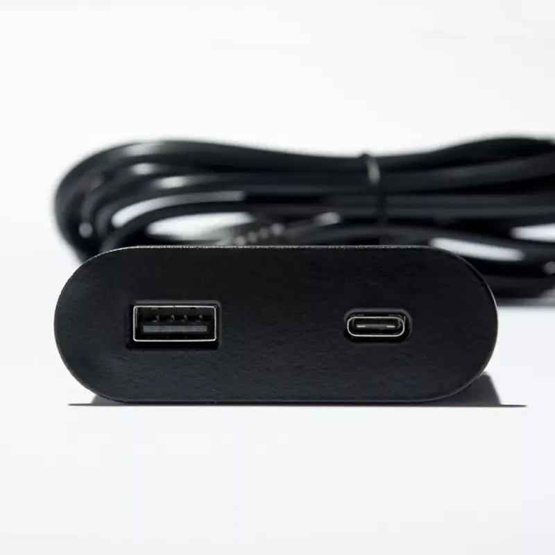 VersaPick, 1x USB A/C, ovális, fekete matt Utolsó esély
