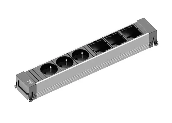 Outlet BACHMANN 916.048 alkatrész 3x 230V+3x szabad modul