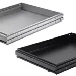 Újdonság HETTICH 1054815 fiók szekrényekbe fronttal 1136x517 (1200 mm) fekete