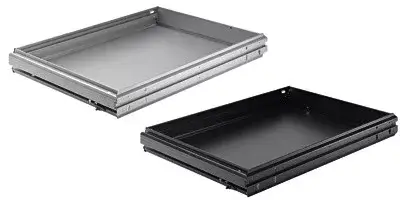 Újdonság HETTICH 1054815 fiók szekrényekbe fronttal 1136x517 (1200 mm) fekete