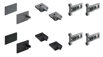Expressz szállítás HETTICH 9132890 SysTech összekötő és funkcionális elemek fekete