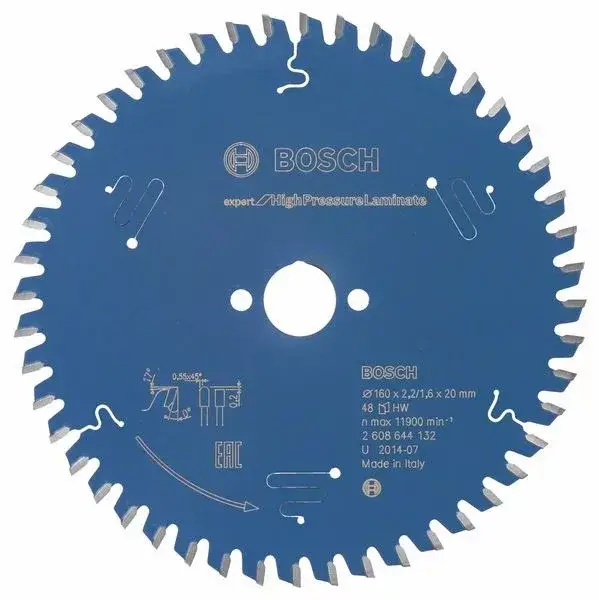 BOSCH 2608644132 Pilový kotouč Expert for High Pressure Laminate 160 x 20 mm, 48 Azonnali szállítás