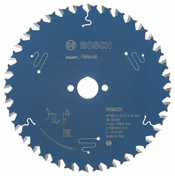 BOSCH 2608644014 Pilový kotouč Expert for Wood 160 x 20 x 1,8 mm, 36 Kedvezményes ár