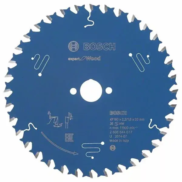 BOSCH 2608644017 Pilový kotouč Expert for Wood 160 x 20 x 2,2 mm, 36 Kiárusítás
