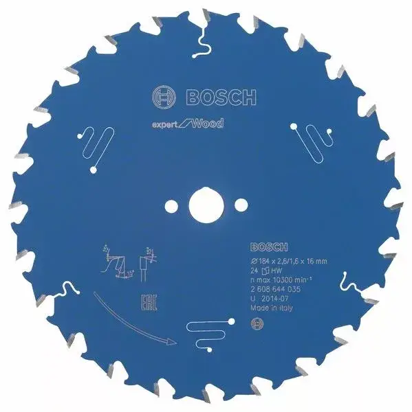 BOSCH 2608644035 Pilový kotouč Expert for Wood 184 x 16 x 2,6 mm, 24 Árengedmény
