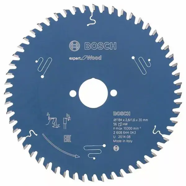BOSCH 2608644043 Pilový kotouč Expert for Wood 184 x 30 x 2,6 mm, 56 Azonnal elérhető