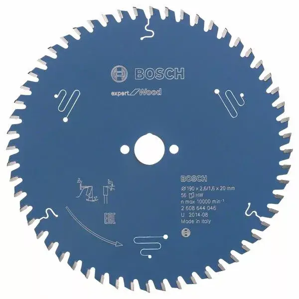 Expressz szállítás BOSCH 2608644046 Pilový kotouč Expert for Wood 190 x 20 x 2,6 mm, 56