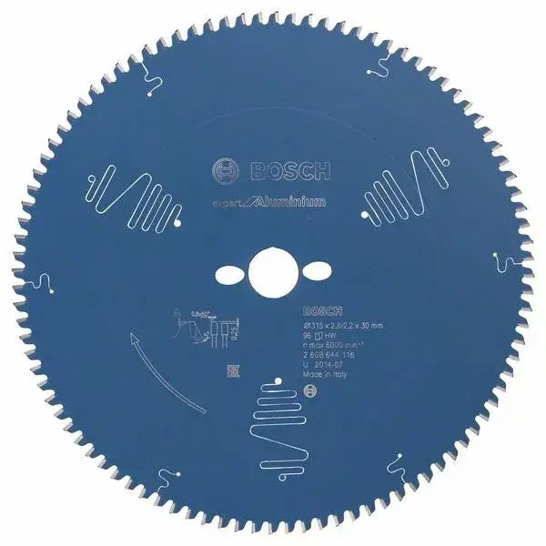 Különleges ajánlat BOSCH 2608644116 Pilový kotouč Expert for Aluminium 315 x 30 x 2,8 mm, 96
