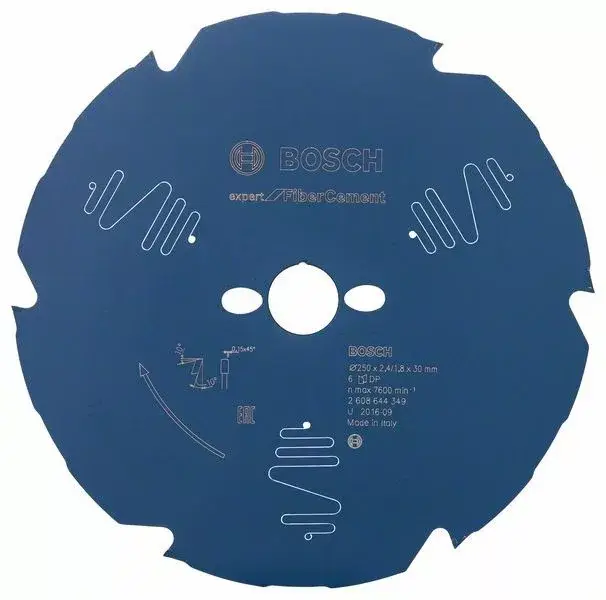Biztonságos vásárlás BOSCH 2608644349 Pilový kotouč Expert for Fibre Cement 250x30 mm, 6
