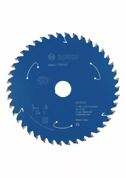 Gyors szállítás BOSCH 2608644500 Pilový kotouč Expert for Wood pro AKU pily 140×1,8/1,3×20mm, 42