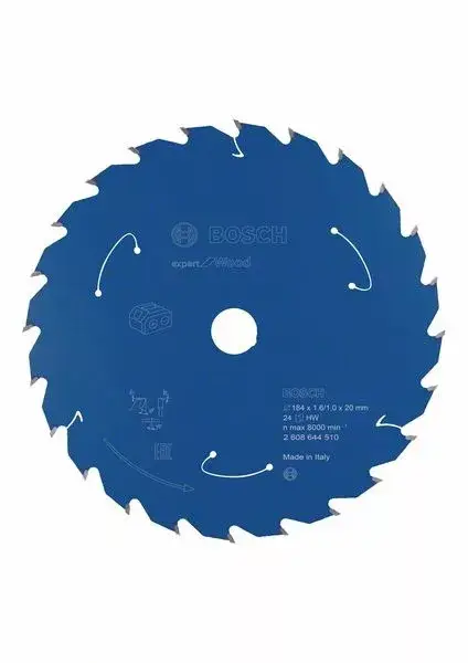 BOSCH 2608644510 Pilový kotouč Expert for Wood pro AKU pily 184×1,6/1×20mm, 24 Végkiárusítás