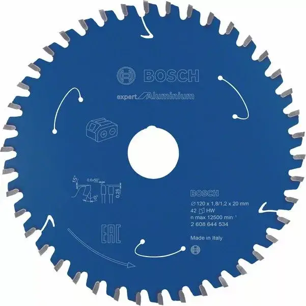 Kiárusítás BOSCH 2608644534 Pilový kotouč Expert for Aluminium - AKU pily 120×1,8×20mm, 42