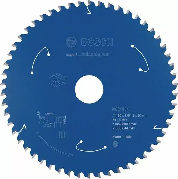 BOSCH 2608644541 Pilový kotouč Expert for Aluminium - AKU pily 190×1,8×30mm, 54 Nézd meg most