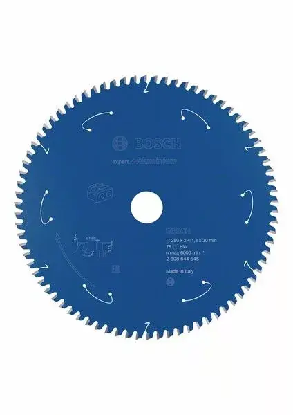 Népszerű BOSCH 2608644545 Pilový kotouč Expert for Aluminium - AKU pily 250×2,4×30mm, 78