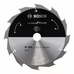 BOSCH 2608837684 Pilový kotouč Standard for Wood pro AKU pily 165×1,5×20mm, 12 Utolsó esély