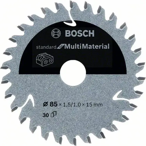 Kedvezmény BOSCH 2608837752 Pilový k. Standard for MultiMaterial pro AKU p. 85×1,5×15mm, 30