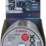 Utolsó esély BOSCH 2608619267 X-LOCK řezné kotouče Standard for Inox, 125 × 1 mm, 10 kusů