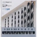 Legkelendőbb BOSCH 2607002826 9dílná sada spirálových vrtáků HSS PointTeQ Hex 2–8 mm