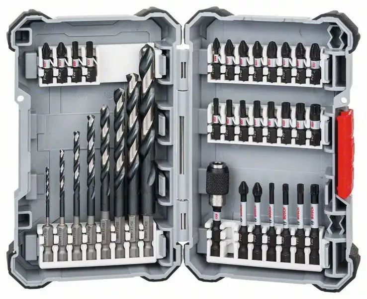 BOSCH 2607017567 35 darabos Pick and Click fém fúró- és csavarhúzóhegy készlet Alacsony ár