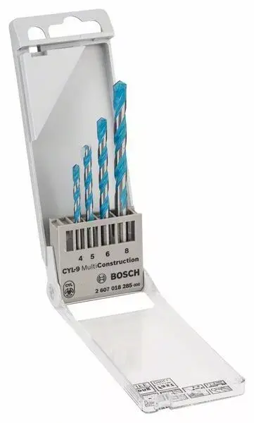 BOSCH 2608900649 4dílná sada vrtáků CYL-9 MultiConstruction 4/5/6/8 mm Kiárusítás
