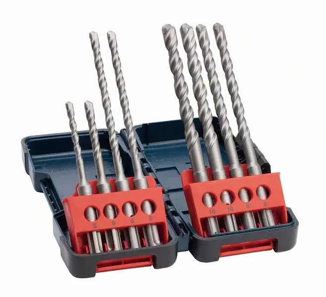 Nézd meg most BOSCH 2607019903 8dílná sada vrtáků do kladiv SDS plus-3, Tough Box 5–10 mm