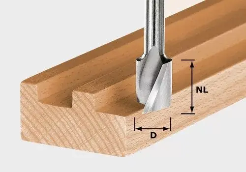 Végkiárusítás FESTOOL 490979 HW spirálélű horonymaró HW Spi S8 D8/25
