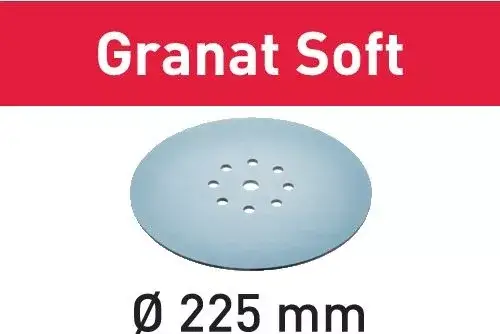 Végkiárusítás FESTOOL 204227 Csiszolópapír STF D225 P320 GR S/25 Granat Soft