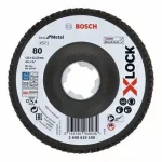 Árcsökkenés BOSCH 2608619199 Lamelový kotouč Best for Metal X571, lomený, pr. 115 mm, P80