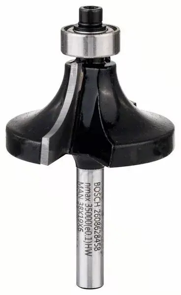 Outlet BOSCH 2608628458 Zaoblovací fréza/6 mm/R1 12,7 mm/D 38,1 mm/L 18,6 mm/G 60 mm