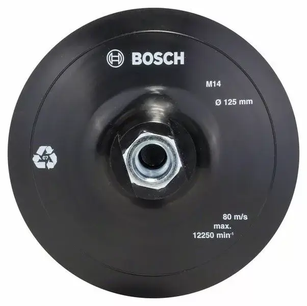 Exkluzív ajánlat BOSCH 2609256272 Gumi csiszolólemez sarokcsiszolókhoz, tépőzáras, 125 mm