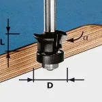 Árcsökkenés FESTOOL 491026 Élletörés-szintbemaró HW S8 D24/0° +45°