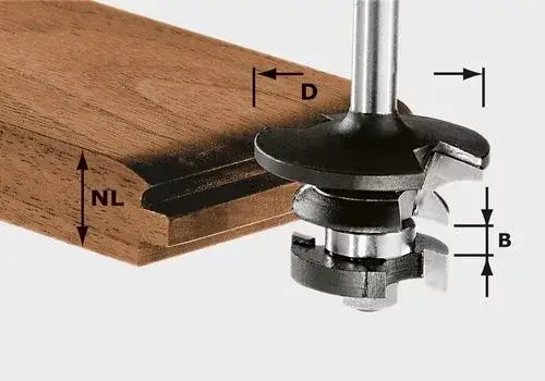 FESTOOL 491130 Kontraprofilmaró, csapos HW S8 D43/21 A/KL Ne maradj le