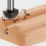 FESTOOL 490987 Félgömbölyű horonymaró HW S8 R12,7 Kiárusítás