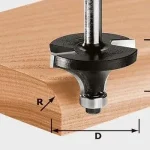 FESTOOL 491009 lekerekítő maró HW S8 D16,7/R2 KL Kiárusítás